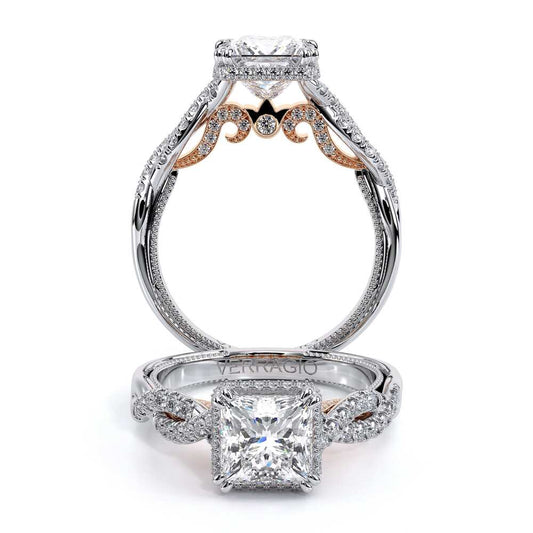 Verragio Halo Princess Engagement Ring