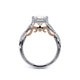 Verragio Halo Princess Engagement Ring