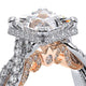 Verragio Halo Princess Engagement Ring