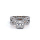 Verragio Halo Princess Engagement Ring