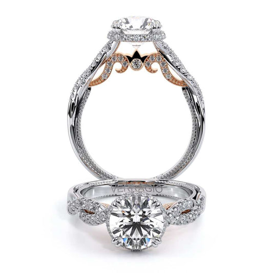 Verragio Halo Round Engagement Ring