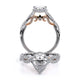 Verragio Halo Pear Engagement Ring