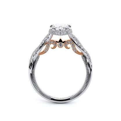 Verragio Halo Pear Engagement Ring