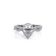 Verragio Halo Pear Engagement Ring