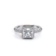 Verragio Halo Princess Engagement Ring