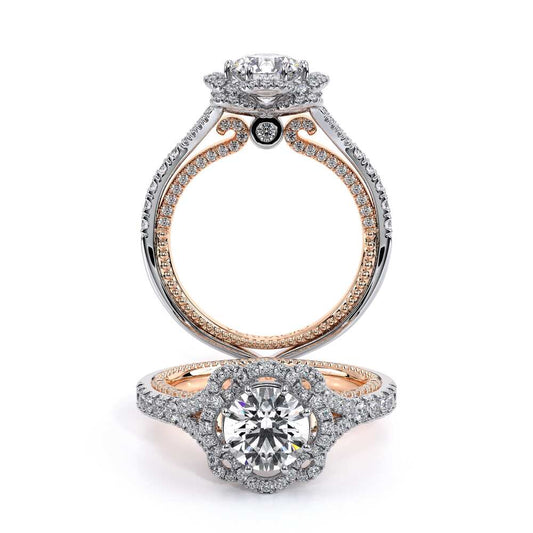 Verragio Halo Round Engagement Ring