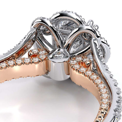 Verragio Halo Princess Engagement Ring
