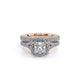 Verragio Halo Princess Engagement Ring
