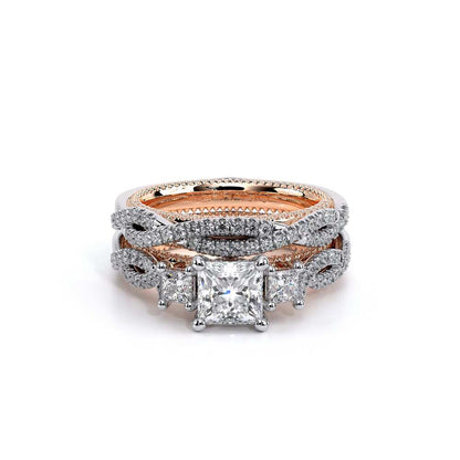 Verragio Three-Stone Princess Engagement Ring