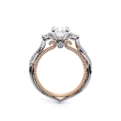 Verragio Three-Stone Oval Engagement Ring