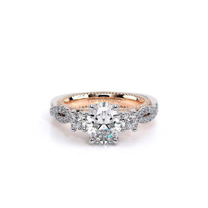 Verragio Three-Stone Oval Engagement Ring