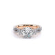 Verragio Three-Stone Oval Engagement Ring