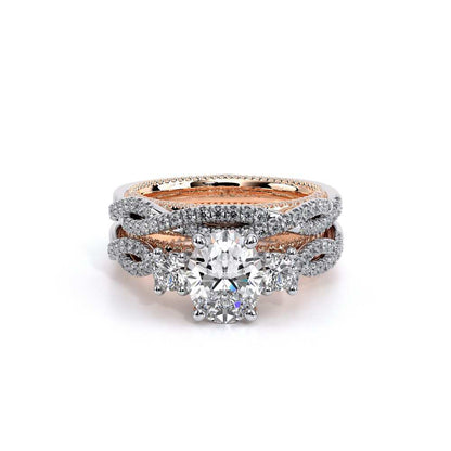 Verragio Three-Stone Oval Engagement Ring