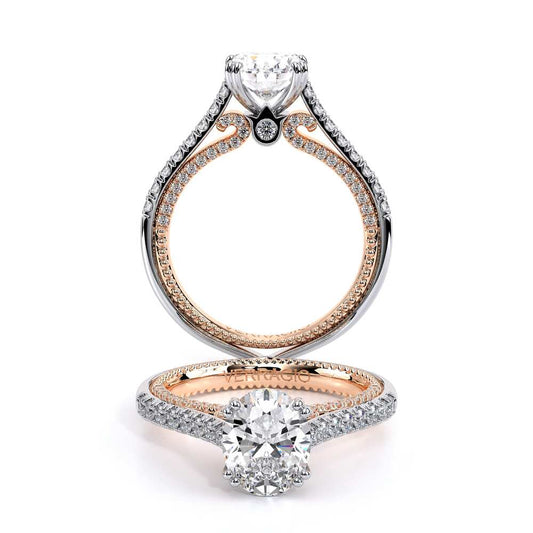 Verragio Pave Oval Engagement Ring