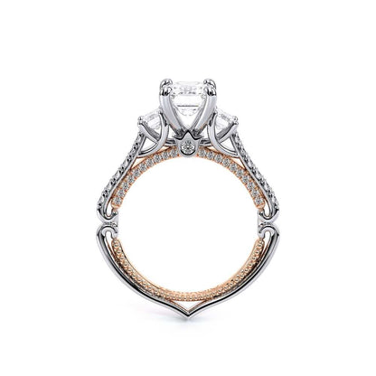 Verragio Three-Stone Emerald Engagement Ring