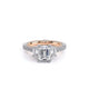 Verragio Three-Stone Emerald Engagement Ring