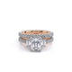 Verragio Three-Stone Emerald Engagement Ring
