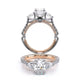 Verragio Three-Stone Oval Engagement Ring