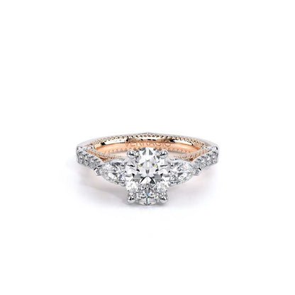 Verragio Three-Stone Oval Engagement Ring