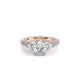 Verragio Three-Stone Oval Engagement Ring