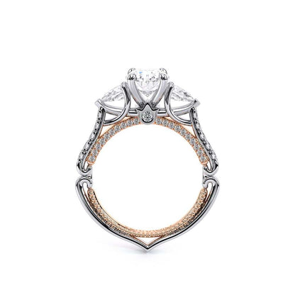 Verragio Three-Stone Oval Engagement Ring