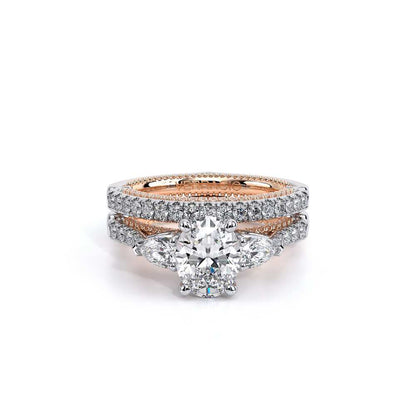 Verragio Three-Stone Oval Engagement Ring