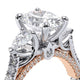 Verragio Three-Stone Oval Engagement Ring