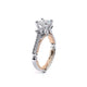Verragio Three-Stone Princess Engagement Ring