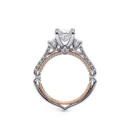 Verragio Three-Stone Princess Engagement Ring