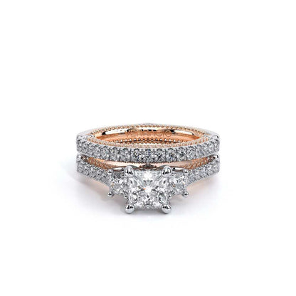 Verragio Three-Stone Princess Engagement Ring