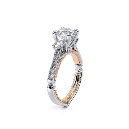 Verragio Three-Stone Round Engagement Ring