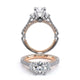 Verragio Three-Stone Round Engagement Ring