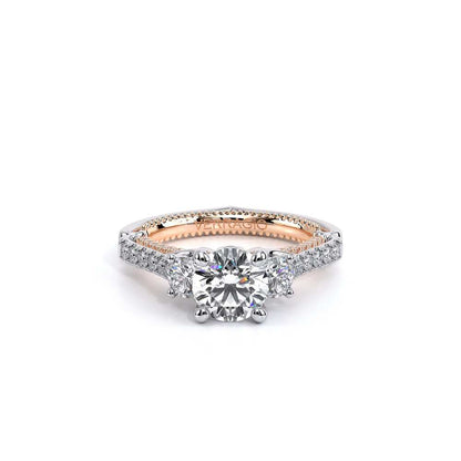 Verragio Three-Stone Round Engagement Ring