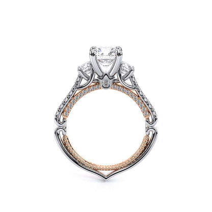 Verragio Three-Stone Round Engagement Ring