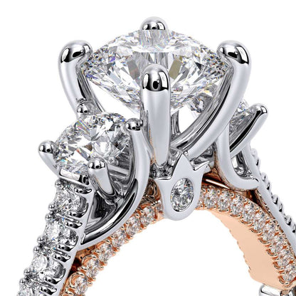 Verragio Three-Stone Round Engagement Ring