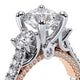 Verragio Three-Stone Round Engagement Ring