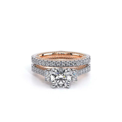 Verragio Three-Stone Round Engagement Ring