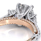 Verragio Three-Stone Round Engagement Ring