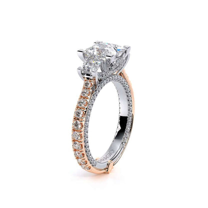 Verragio Three-Stone Princess Engagement Ring