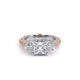 Verragio Three-Stone Princess Engagement Ring