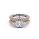Verragio Three-Stone Princess Engagement Ring