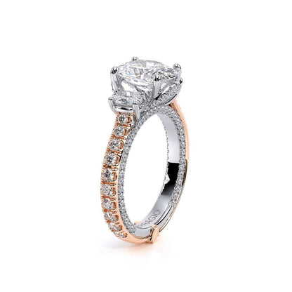 Verragio Three-Stone Oval Engagement Ring