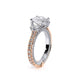 Verragio Three-Stone Oval Engagement Ring