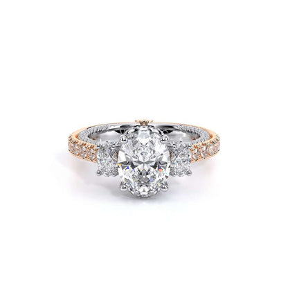 Verragio Three-Stone Oval Engagement Ring