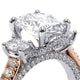 Verragio Three-Stone Oval Engagement Ring