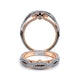 Verragio Halo Round Wedding Band