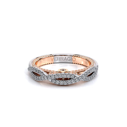 Verragio Halo Round Wedding Band