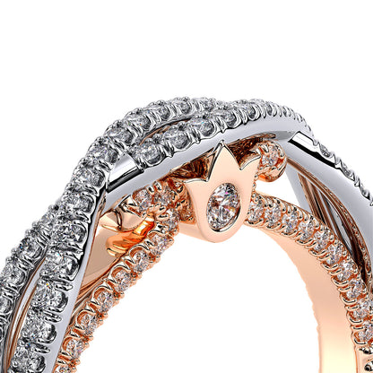 Verragio Halo Round Wedding Band