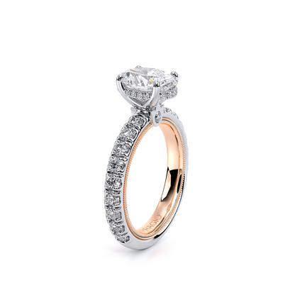 Verragio Pave Oval Engagement Ring