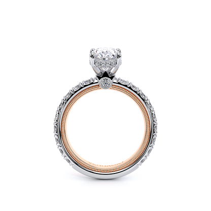 Verragio Pave Oval Engagement Ring